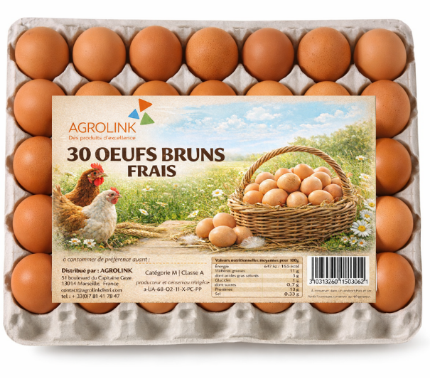 Oeufs brun Agrolink