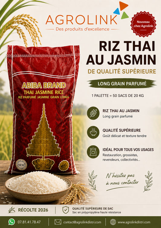Riz ThaÏ au Jasmin - 20kg