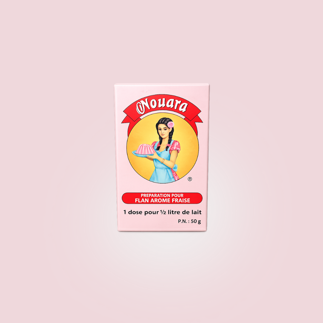 Flan Nouara arôme fraise